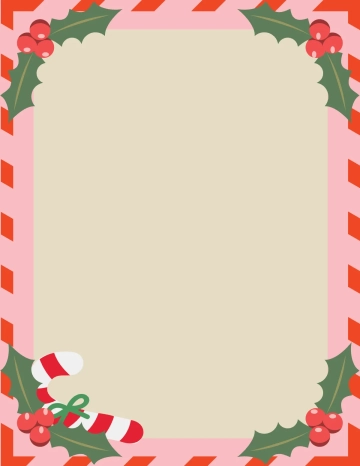 Free Christmas Letter Background Template to Edit Online