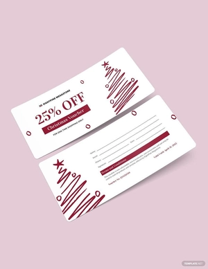 Printable Christmas Voucher Template