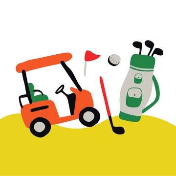 Free Golf Clipart Template to Edit Online