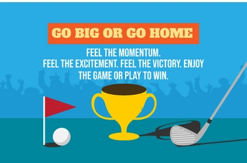 Free Golf Card Template to Edit Online