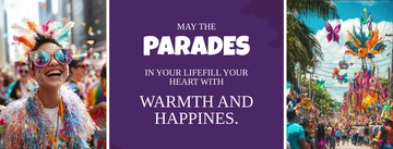 Free Parade Facebook Cover Banner Template to Edit Online