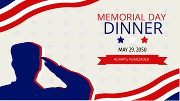 Free Memorial Day Flyer Background Template to Edit Online