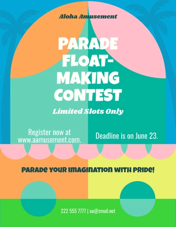 Free Parade Promotion Template to Edit Online