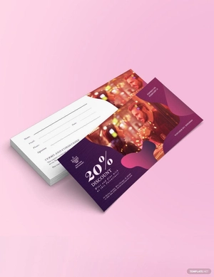 Romantic Love Voucher Template