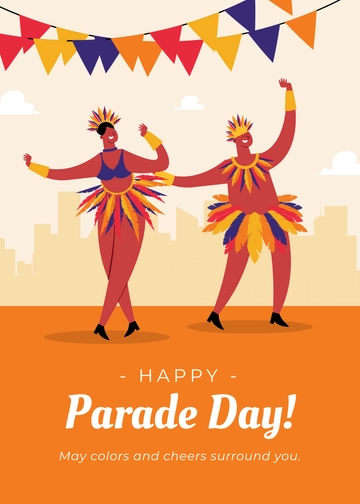 Free Parade Wishes Template to Edit Online