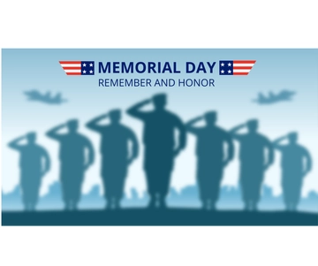 Free Memorial Day Blur Background Template to Edit Online