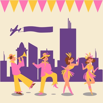 Free Parade Clipart Template to Edit Online