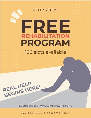 Free Drug Awareness Promotion Template to Edit Online