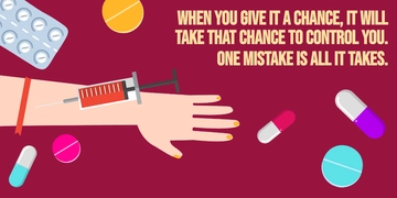 Free Drug Awareness Twitter Post  Template to Edit Online