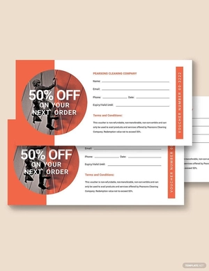 Next Service Voucher Template