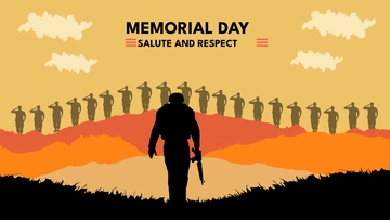 Free Memorial Day Wallpaper Background Template to Edit Online