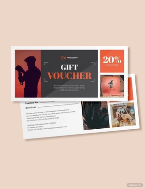 Photoshoot Photography Voucher Template