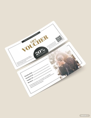 Portrait Photography Voucher Template
