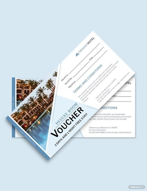 Printable Promotion Voucher Template