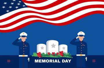 Free Memorial Day Banner Template to Edit Online