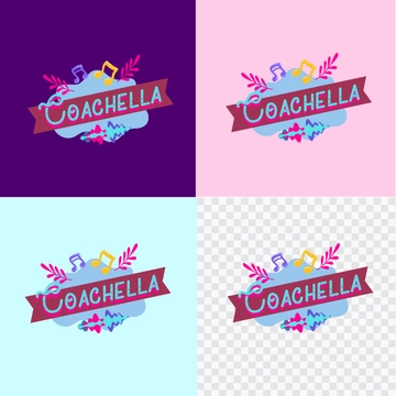 Free Coachella Logo Template to Edit Online