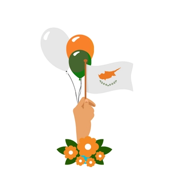 Free Cyprus National Day ClipArt Template to Edit Online