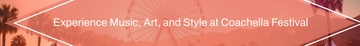Free Coachella Website Banner Template to Edit Online