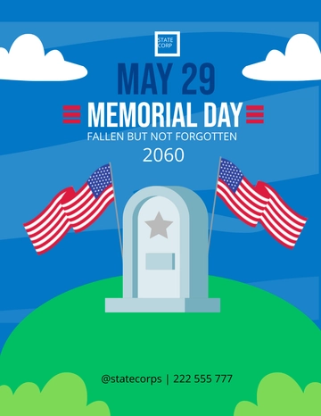 Free Memorial Day Flyer Template to Edit Online