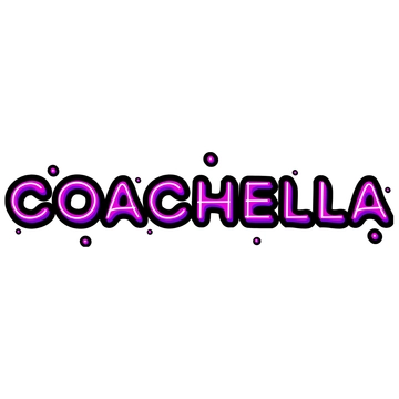 Free Coachella Text Effect Template to Edit Online