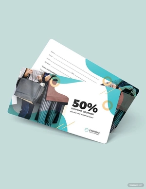 Sister Shopping Voucher Template