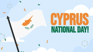Free Cyprus National Day Wallpaper Template to Edit Online