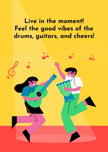 Free Coachella Greeting Template to Edit Online