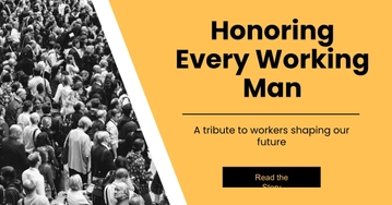 Free May Day Blog Banner Template to Edit Online