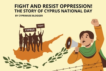 Free Cyprus National Day Blog Banner Template to Edit Online