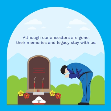 Free Qingming Festival Whatsapp Post Template to Edit Online Free Qingming Festival Whatsapp Post Template to Edit Online