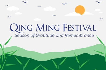 Free Qingming Festival Background Template to Edit Online