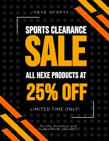 Free Marathon Sale Template to Edit Online