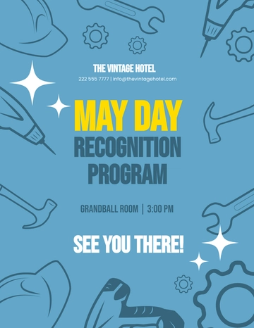 Free May Day Event Flyer Template to Edit Online