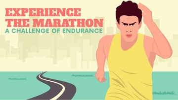 Free Marathon Youtube Thumbnail Cover Template to Edit Online