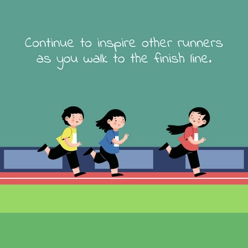 Free Marathon Instagram Post Template to Edit Online