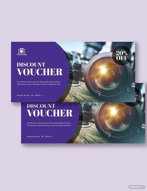 Editable Photography Voucher Template