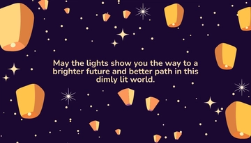 Free Festival of Lights Card Template to Edit Online