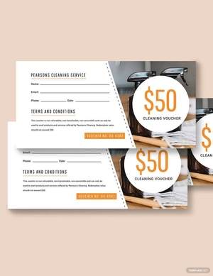 Editable Service Voucher Template