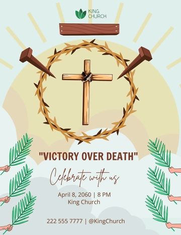 Free Orthodox Easter Flyer  Template to Edit Online