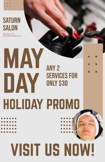 Free May Day Advertisement Poster Template to Edit Online