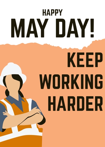 Free May Day Greeting Template to Edit Online