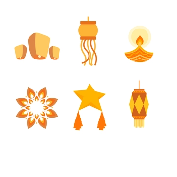 Free Festival of Lights Icons Template to Edit Online