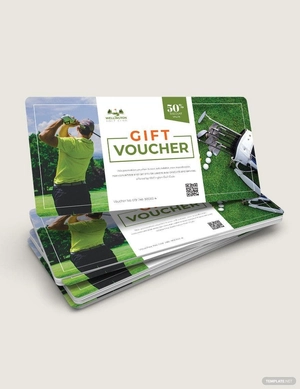 Golf Voucher Template