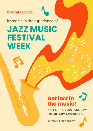 Music Festival Invitation Template - Edit Online & Download