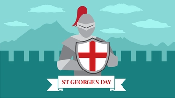 Free St. George's Day WallPaper Template to Edit Online
