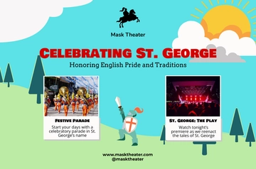 Free St. George's Day Banner Template to Edit Online