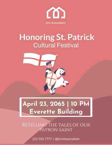 Free St. Georges  Day Flyer  Template to Edit Online