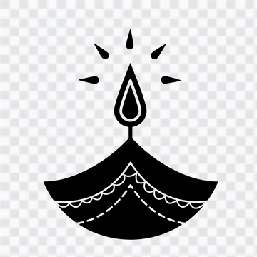 Free Festival of Lights Silhouette Template to Edit Online