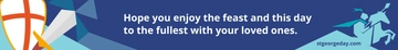 Free St. George's Day Website Banner Template to Edit Online