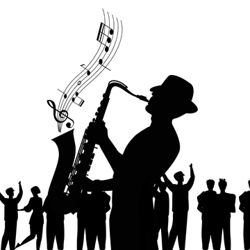 Free Music Festival Silhouette Template to Edit Online